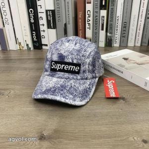 supreme棒球帽软顶帽子男女同款百搭鸭舌帽