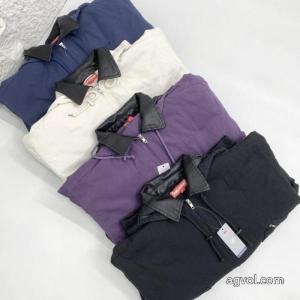 Supreme胸ロゴポケットデザインファスナー取り外し可能フード開閉水洗ジャケット