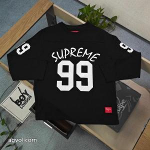 2026新作Supremeクラシック99アルファベットロゴプリントカジュアルカップル長袖Tシャツ