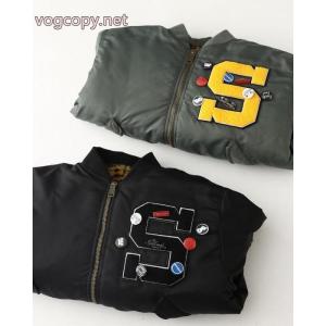 Supremeアップリケロゴ柄ジッパー開閉長袖ジャケット男女同型