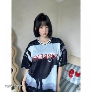 Supreme25SSヤギヒツジ半袖Tシャツ男女同型