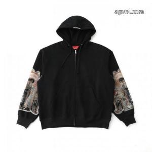 爆発的人気 大胆なスリット上品 個性的なアイテムSUPREMEコピー ブランド 優良パーカー