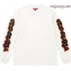 シュプリーム今年流行 優しげな高級人気色 韓国高級服長袖Tシャツブランド コピー 販売 