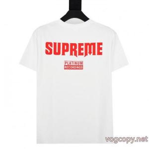Supreme 22 SS Still Talking Teeバックロゴアルファベットプリント半袖Tシャツ