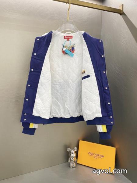 Supremeスポンジボブカートゥーンプリント刺繍ロゴレーサーアメリカントレンドジャケット 3