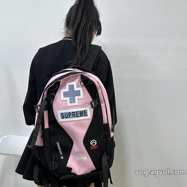 supreme連名北ショルダーバッグ高バージョンアウトドアリュック 0 