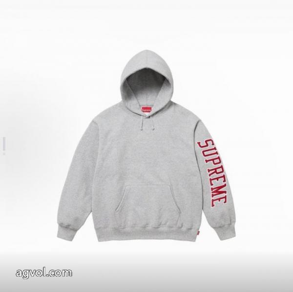 Supremeアメリカントレンドキリンアームロゴプリントドローキャップパーカー 1