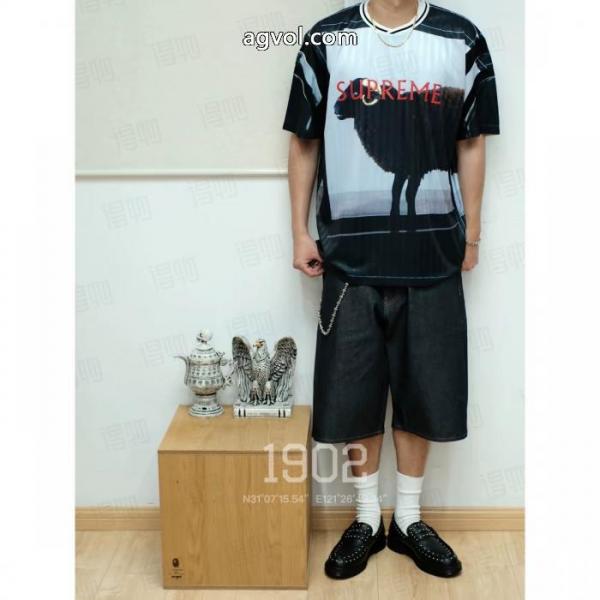 Supreme25SSヤギヒツジ半袖Tシャツ男女同型 5 