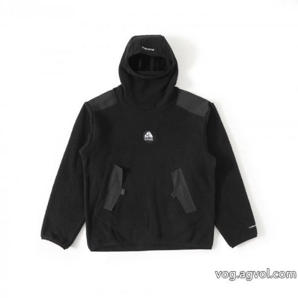 男女同型Supreme FW 22連名ACG Fleece Pulloverヘッド振り粒ダウン パーカー 0 