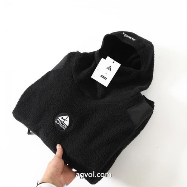 男女同型Supreme FW 22連名ACG Fleece Pulloverヘッド振り粒ダウン パーカー 5 