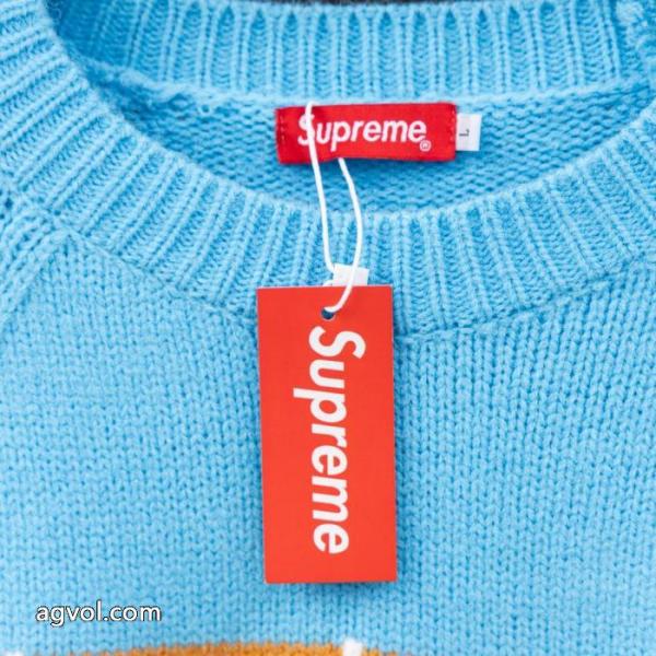 supremeペンタゴンキルティングニットロングセーター 5 
