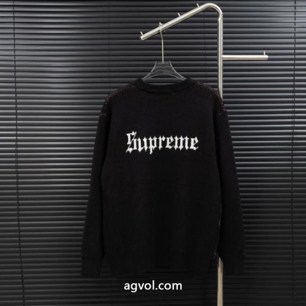 SUPREMEグリム童話白雪姫小人ニット長袖セーター 5 