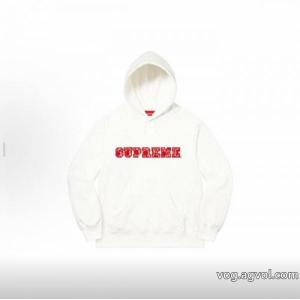 Supremeプリント連帽長袖加絨アメリカントレンドパーカー