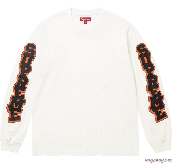 シュプリーム今年流行 優しげな高級人気色 韓国高級服長袖Tシャツブランド コピー 販売 0
