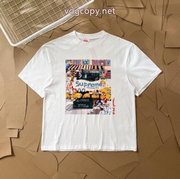 半袖Tシャツお手頃価格でGET 完売必須 入手困難カラーも在庫あり偽物 ブランド 激安SUPREME 1