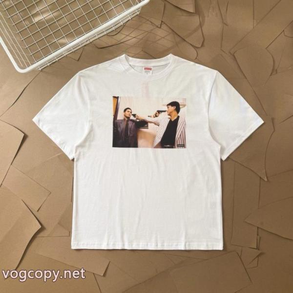 送料無料! 流行中アイテム 評価の高い半袖Tシャツスーパー コピー 通販 優良SUPREME 4