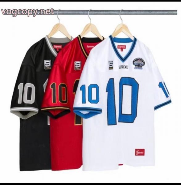 Supreme SS 26 WEEK 1 Find GodフットボールJersey刺繍アップリケメッシュシルクのユニホーム男女同じユニフォーム 2