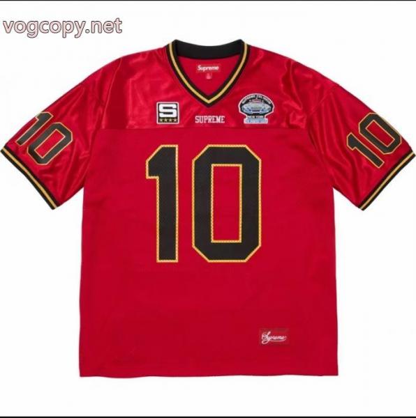 Supreme SS 26 WEEK 1 Find GodフットボールJersey刺繍アップリケメッシュシルクのユニホーム男女同じユニフォーム 5