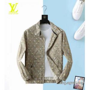 数量限定特売 トレンド感満載 限定版プリントLOUIS VUITTONジャケットブランド コピー 安心