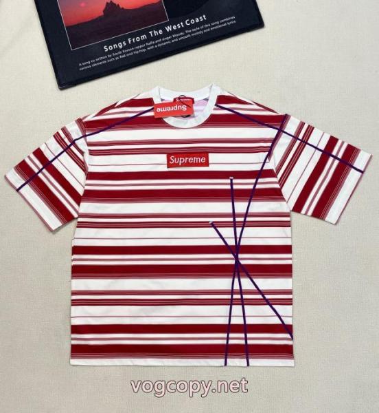 Supreme美潮シート刺繍重ポンド明糸デザイン感半袖Tee 5