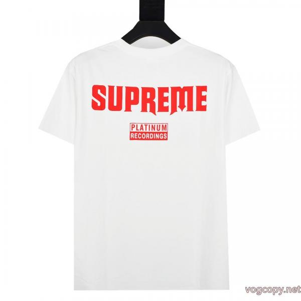 Supreme 22 SS Still Talking Teeバックロゴアルファベットプリント半袖Tシャツ 0 