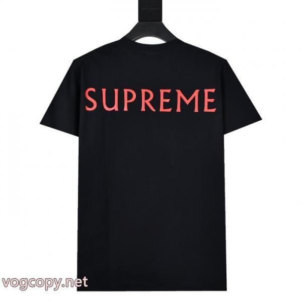 Supreme 25 ss Damien Hirstアーティスト連名金角ヤギプリント半袖Tシャツ 4